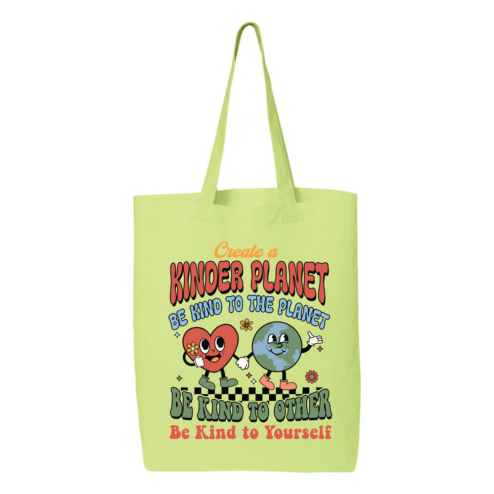 Kinder Planet Tote Bag