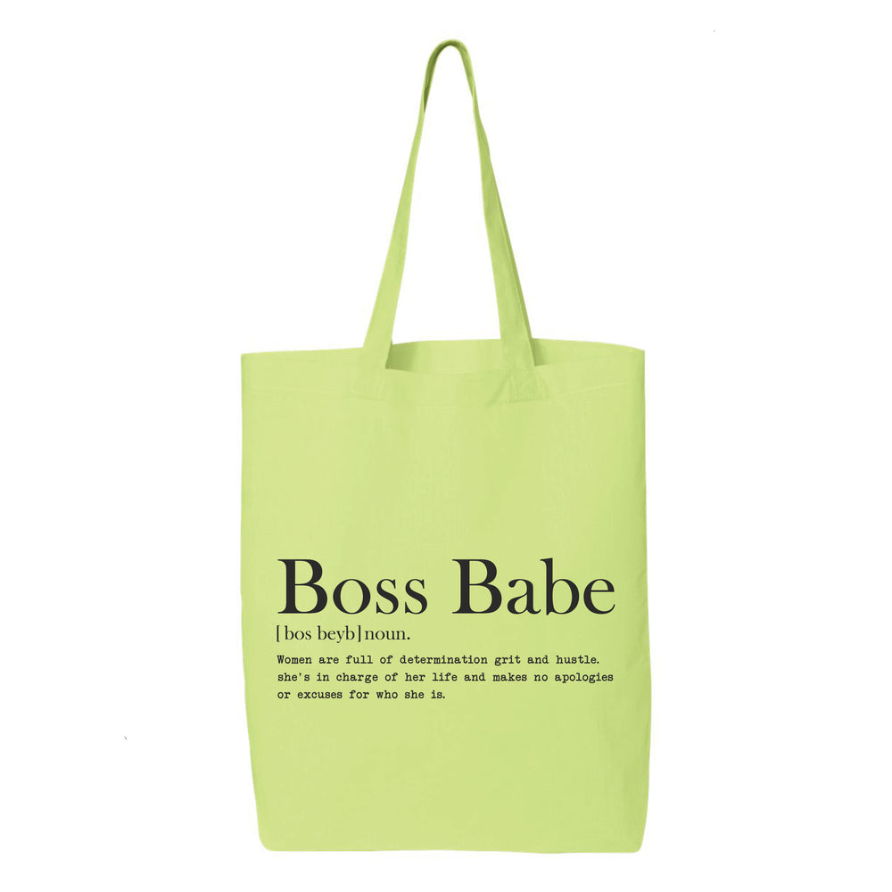 Girl Boss Definition Tote