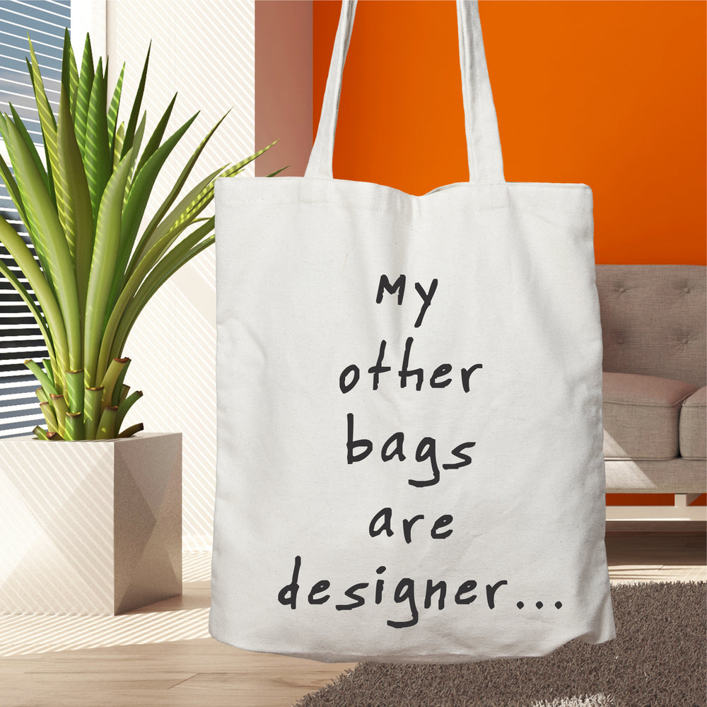 Designer deals canvas tote